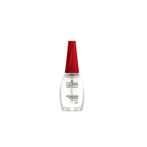 ESMALTE TRADICIONAL INCOLOR FORTALECEDOR DE UNHAS COLORAMA 8ML