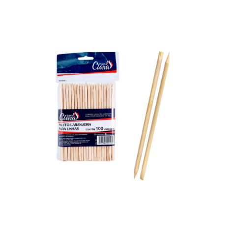 PALITO LARANJEIRA PACOTE 100UN - SANTA CLARA
