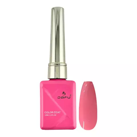ESMALTE EM GEL DAFU ROSA TAMPA DOURADA - M023 -10ML