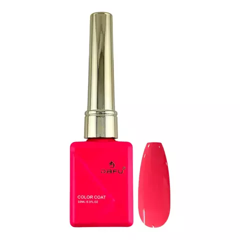 ESMALTE EM GEL DAFU ROSA TAMPA DOURADA - M024 -10ML