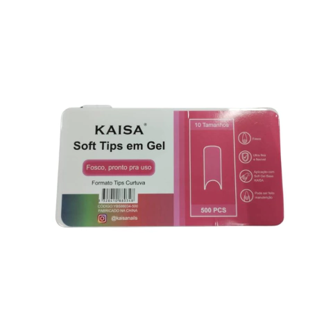 CAIXA 500 TIPS SOFT GEL - CURVATURA C