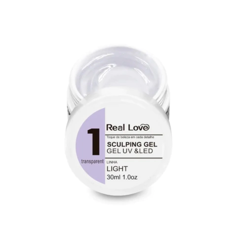 Gel Sculpting Uv e Led Real Love Nº1 Transparente 30ml