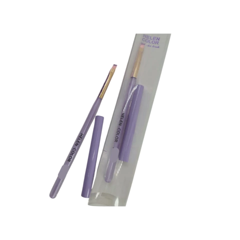 PINCEL LÍNGUA DE GATO N6 LILÁS COM TAMPA