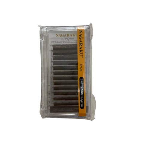 CILIOS NAGARAKU MARRON 5D Tamanho:8MM AO 14MM