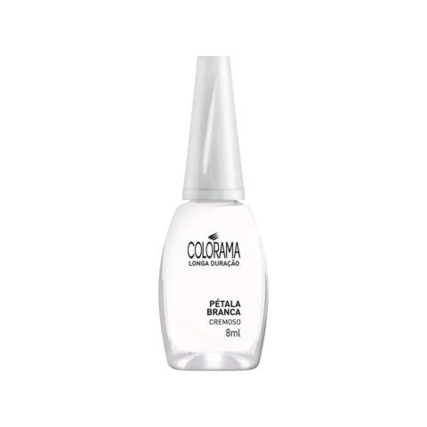 ESMALTE TRADICIONAL COLORAMA PÉTULA BRANCA 8ml