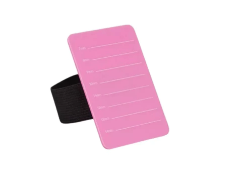 Placa Extensão De Cílios Com Velcro Preto