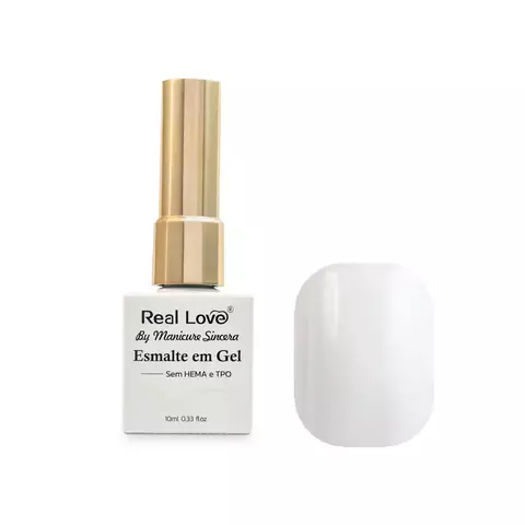 ESMALTE EM GEL MANICURE SINCERA N06 BRANCO SEM TPO E SEM HEMA 10ML