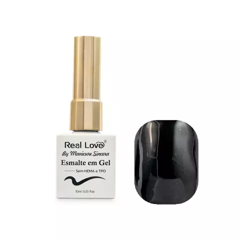 ESMALTE EM GEL MANICURE SINCERA N29 PRETO SEM TPO E SEM HEMA 10ML