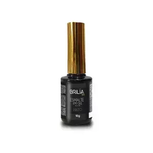 ESMALTE EM GEL PRETO 10G BRILIA NAILS 10G