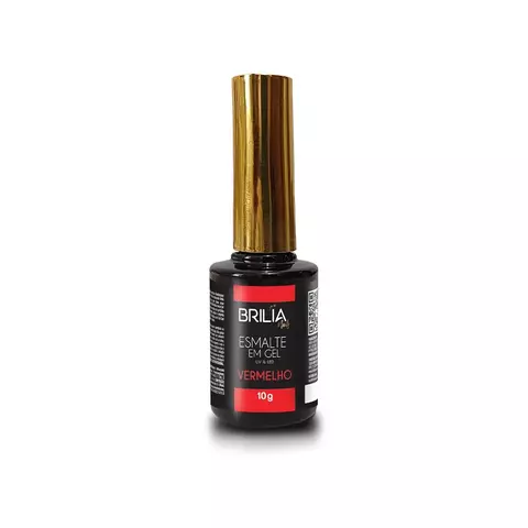 ESMALTE EM GEL VERMELHO 10G BRILIA NAILS