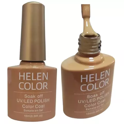ESMALTE EM GEL HELEN COLOR N262 MARROM