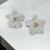 Brinco Maxi Flor Transparente