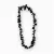 Colar Resina Cascalho Longo Preto - comprar online