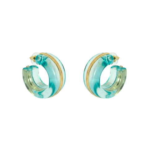 Brinco Redondo Resina Metal