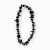 Colar Resina Cascalho Longo Preto