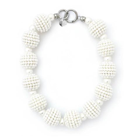 Colar Maxi Globos Perola