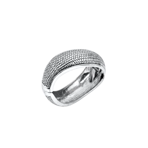 Bracelete Metal Tex Bolinhas Irregulares