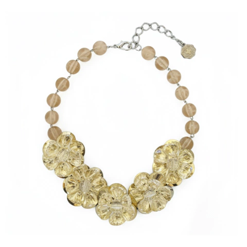 Colar Flor Bolinhas - comprar online