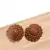 Brinco Resina Bolinhas Mocha