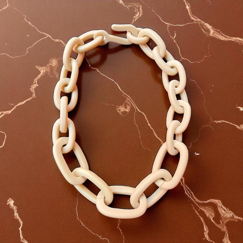 Colar Elos Resina Lilla G - comprar online