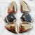 Brinco resina mesclada triplo - comprar online