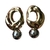 Brinco Pedra da Lua Metal - comprar online