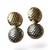 Brinco Rudondo Duplo Metal - comprar online