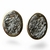 Brinco Botao Arabesco Metal - comprar online