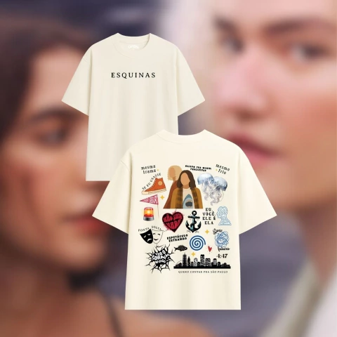 Camiseta Anavitória Esquinas - Faixas Álbum - comprar online