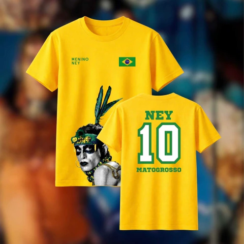 Camiseta Menino Ney - Brasil Core - Amarela