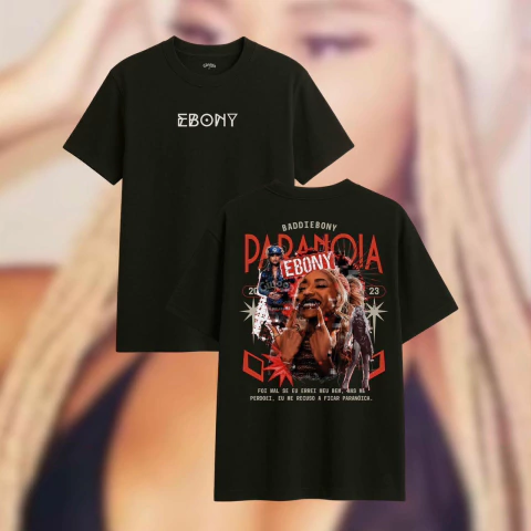 Camiseta Paranoia - Ebony