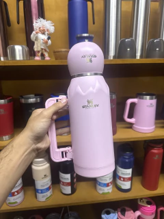 Termo 1L tapa/mate de acero - comprar online