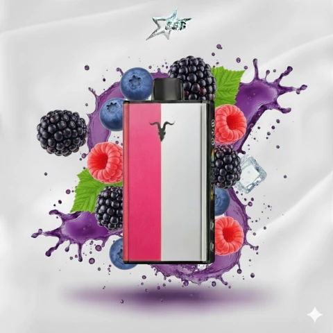 BLUEBERRY ICE + RASPBERRY BLACKBERRY 40k