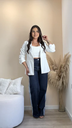 Calça jeans listra - loja online