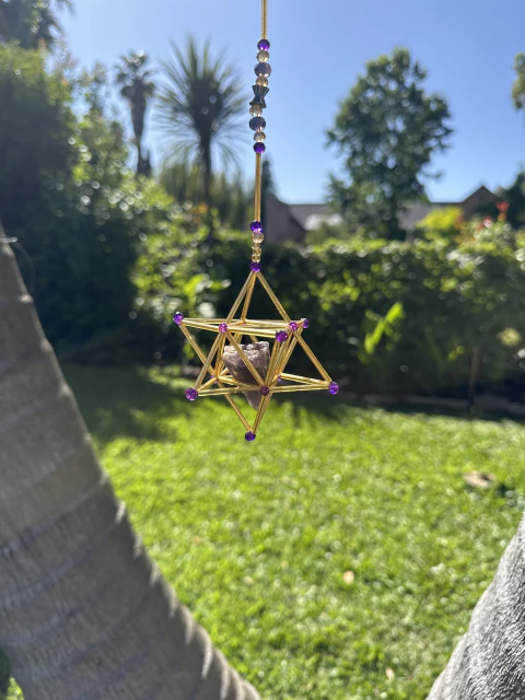 Merkabah - Amatista - Oro - comprar online