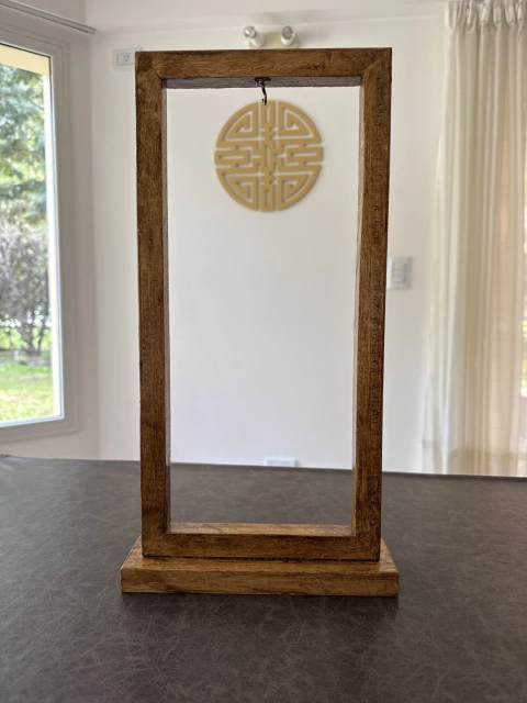 Soporte de Madera Rectangular B - Geometrias Sagradas - comprar online