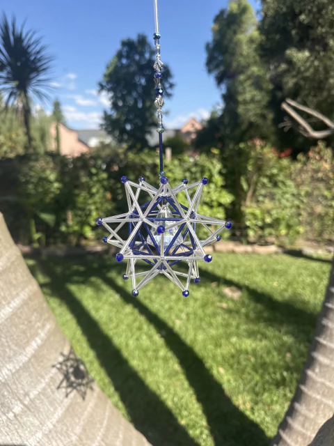 Icosaedro - Azul/Plata - comprar online