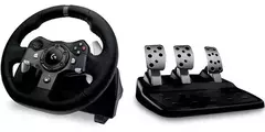 Volante Logitech G920 Driving Force con pedales para PS5, Xbox y PC