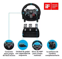 Imagen de Volante G29 Driving Force Pc PS3 PS4 PS5 Usb 220v Logitech G
