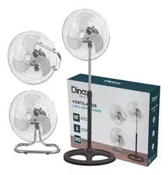 Ventilador 3 En 1 De Pie Pared Piso 18 Pulgadas Diametro 90w - tienda online