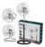 Ventilador 3 En 1 De Pie Pared Piso 18 Pulgadas Diametro 90w - tienda online