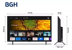 Smart TV de 50" BGH Google Tv B5023US6G con pantalla LED 4K - tienda online