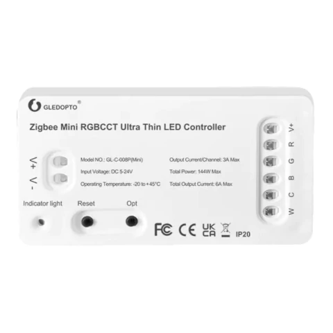Controlador LED GLEDOPTO Mini Zigbee Home Assistant Tuya Alexa - comprar online
