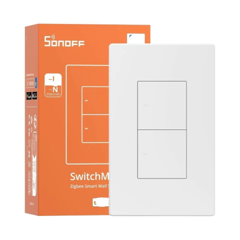 Sonoff ZBM5 2 Canales 120W Zigbee Interruptor Pared - comprar online