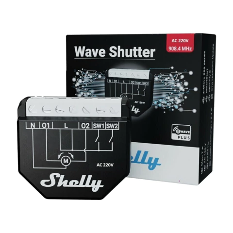 Shelly Wave Shutter - Relé - Z-Wave - comprar online