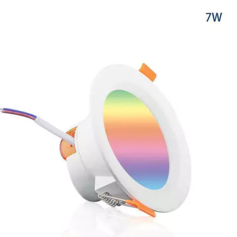 Lámpara Inteligente MOES ZigBee 7W RGB+CCT 900lm Empotrable - comprar online