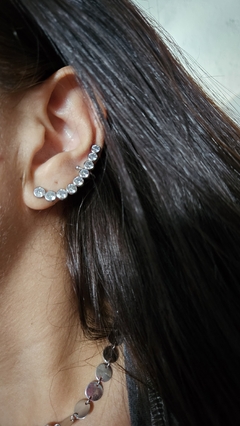 Brinco Ear Cuff de Zircônia em Aço Inox - comprar online