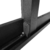 Corrediza 200x200 negro vidrios DVH - Musso Aluminios