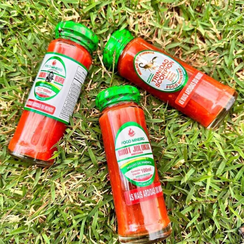 Kit 3 Pimenta As Mais Ardidas do Mundo FOGO MINEIRO - comprar online