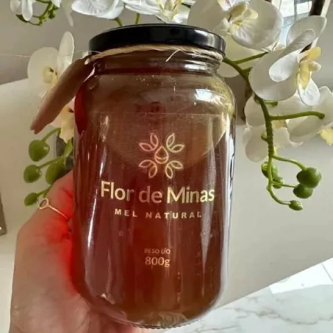 mel natural flor de minas pote 800g